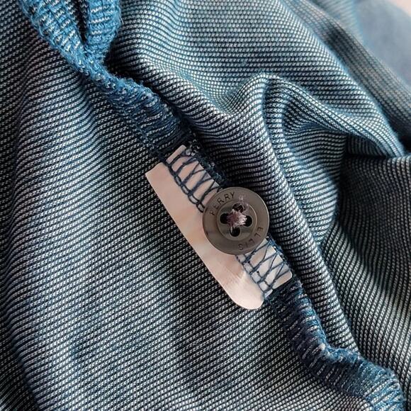 Perry Ellis Polo Shirt Teal Green Short Sleeve Collared Men Size XL Classic Fit - Picture 10 of 10